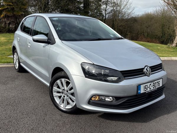 Volkswagen Polo Hatchback, Petrol, 2015, Silver