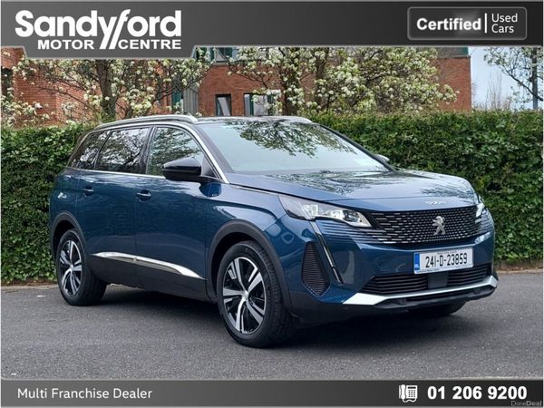 Peugeot 5008 SUV, Petrol Hybrid, 2024, Blue