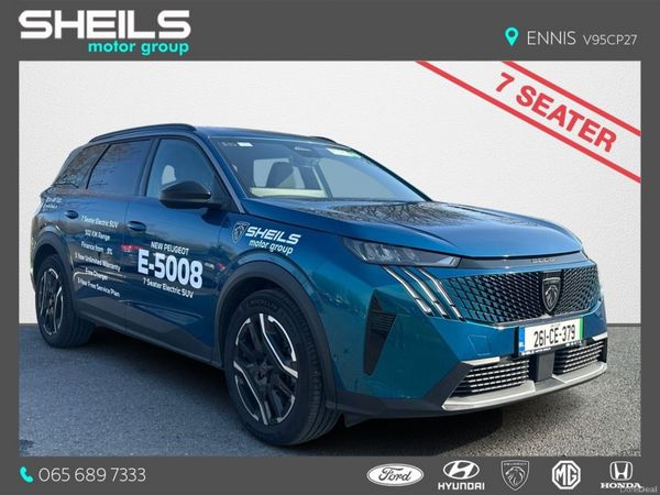 Peugeot 5008 MPV, Electric, 2026, Blue