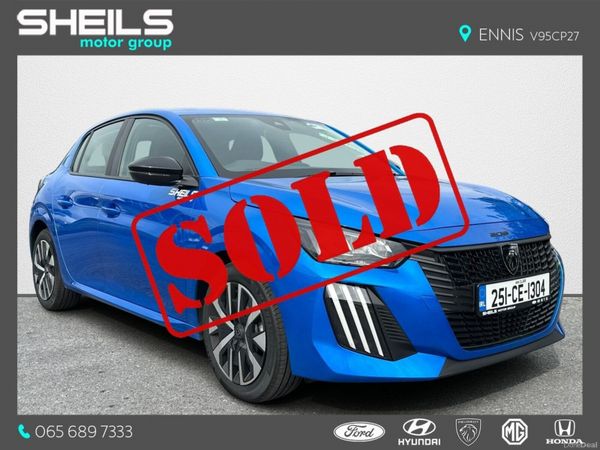 Peugeot 208 Hatchback, Petrol, 2025, Blue