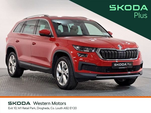 Skoda Kodiaq SUV, Diesel, 2024, Red