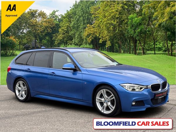 BMW 3-Series Estate, Diesel, 2017, Blue