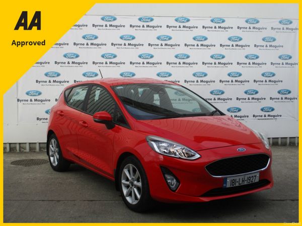 Ford Fiesta Hatchback, Petrol, 2018, Red