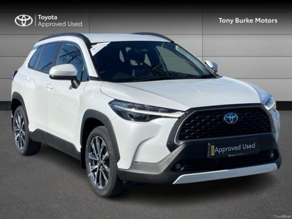 Toyota Corolla Cross SUV, Petrol Hybrid, 2024, White
