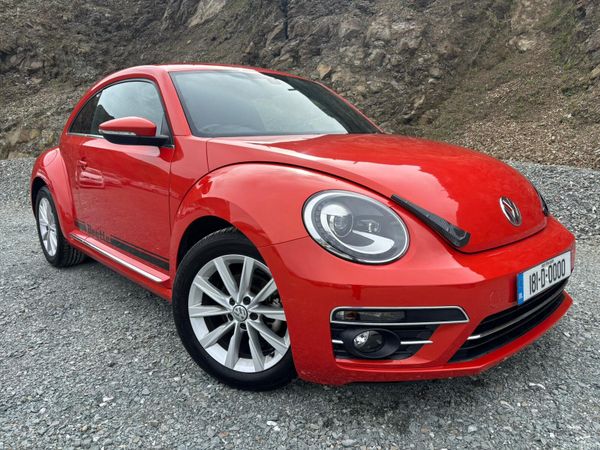 Volkswagen Beetle Hatchback, Petrol, 2018, Orange