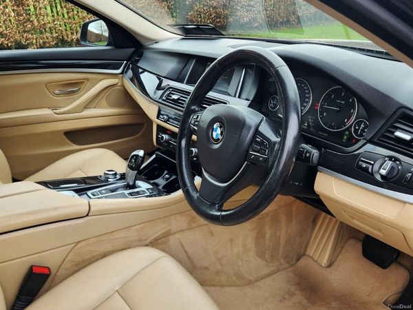 BMW 5-Series Saloon, Diesel, 2013, Black