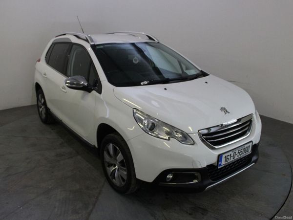 Peugeot 2008 SUV, Petrol, 2016, White
