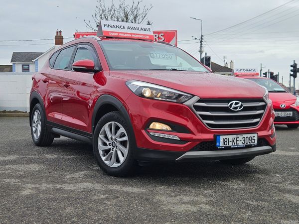 Hyundai Tucson SUV, Diesel, 2018, Red