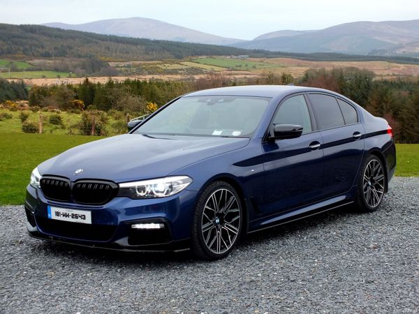 BMW 5-Series Saloon, Diesel, 2018, Blue