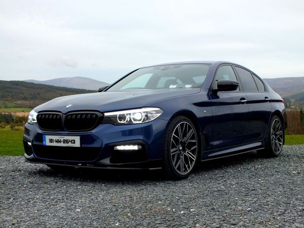 BMW 5-Series Saloon, Diesel, 2018, Blue