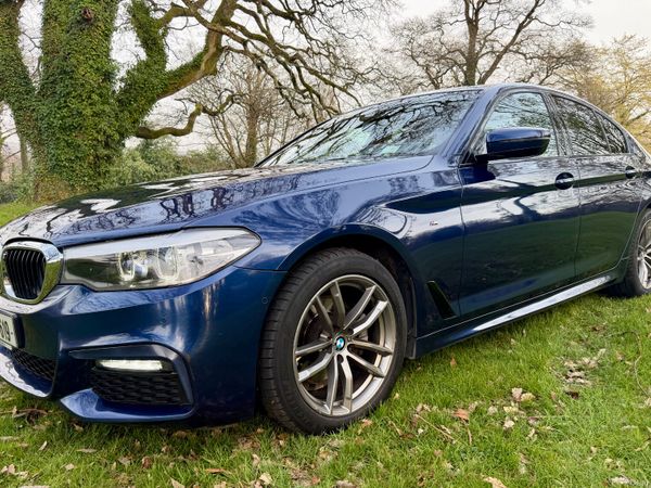 BMW 5-Series Saloon, Diesel, 2018, Blue