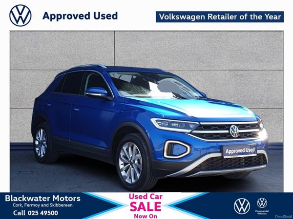 Volkswagen T-Roc Estate, Petrol, 2022, Blue