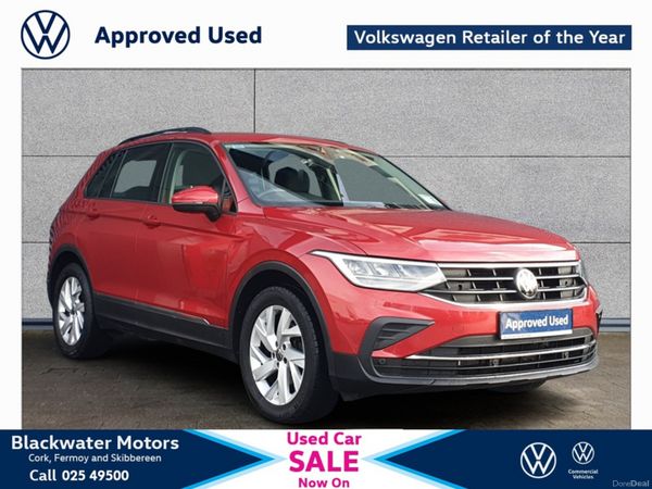 Volkswagen Tiguan SUV, Diesel, 2023, Red