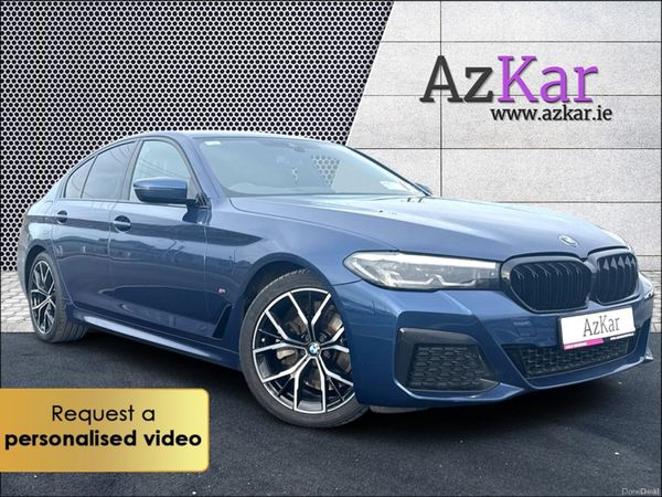 BMW 5-Series Saloon, Diesel, 2022, Blue