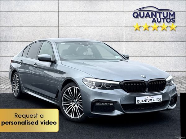 BMW 5-Series Saloon, Petrol Plug-in Hybrid, 2017, Grey