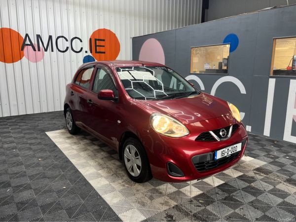 Nissan March Hatchback, Petrol, 2016, Red