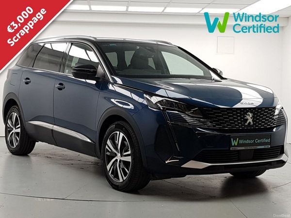 Peugeot 5008 MPV, Petrol Hybrid, 2024, Blue