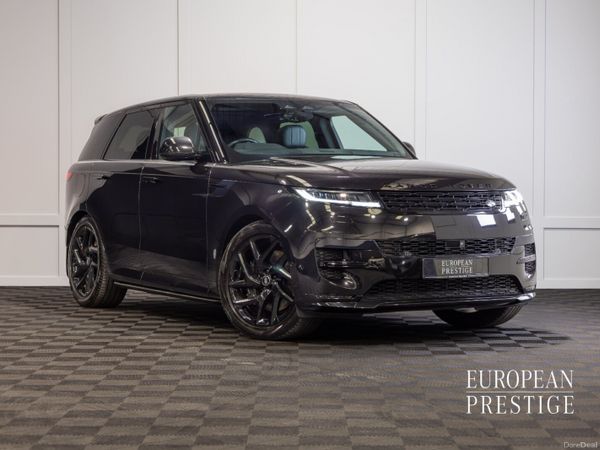 Land Rover Range Rover Sport SUV, Petrol Plug-in Hybrid, 2022, Black