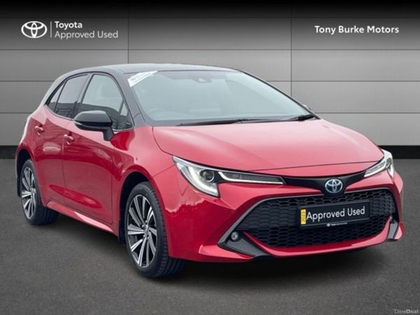 Toyota Corolla Hatchback, Petrol Hybrid, 2023, Red