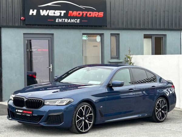 BMW 5-Series Saloon, Diesel, 2023, Blue