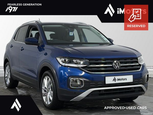 Volkswagen T-Cross SUV, Petrol, 2023, Blue