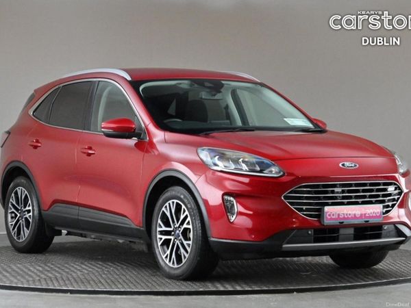 Ford Kuga SUV, Petrol Plug-in Hybrid, 2020, Red