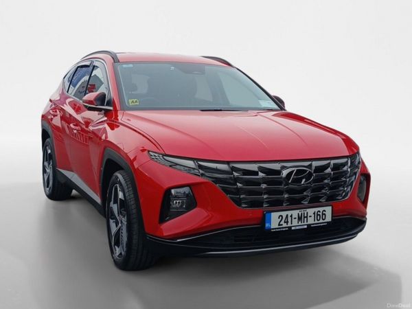 Hyundai Tucson SUV, Petrol Hybrid, 2024, Red