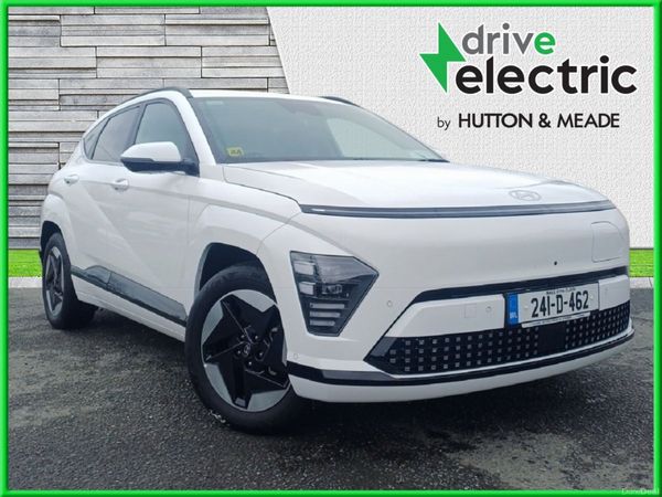 Hyundai KONA SUV, Electric, 2024, White