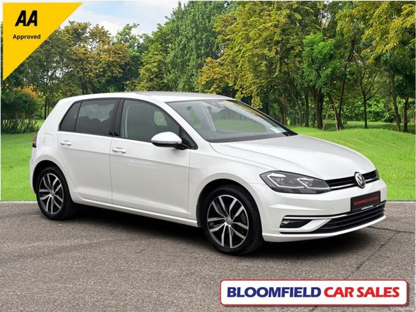 Volkswagen Golf Hatchback, Petrol, 2019, White