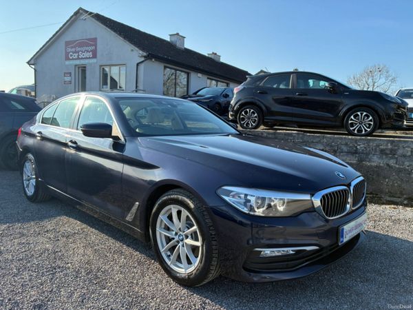 BMW 5-Series Saloon, Diesel, 2017, Blue