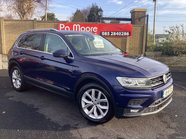 Volkswagen Tiguan SUV, Diesel, 2018, Blue