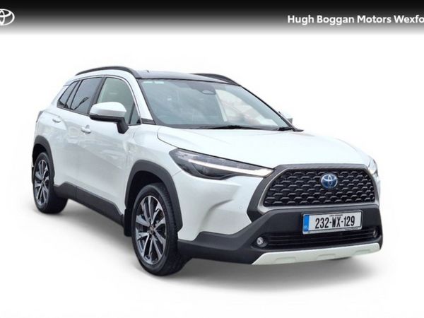 Toyota Corolla Cross SUV, Petrol Hybrid, 2023, White