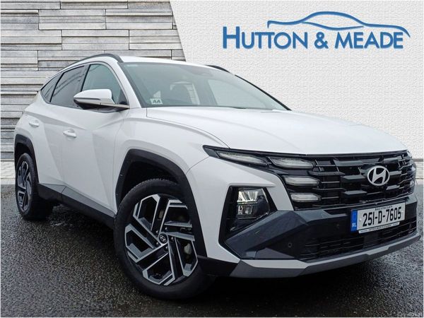 Hyundai Tucson SUV, Petrol Plug-in Hybrid, 2025, White