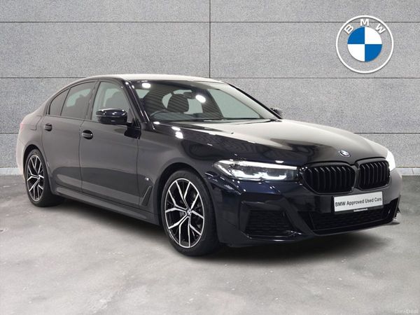 BMW 5-Series Saloon, Diesel Hybrid, 2023, Black