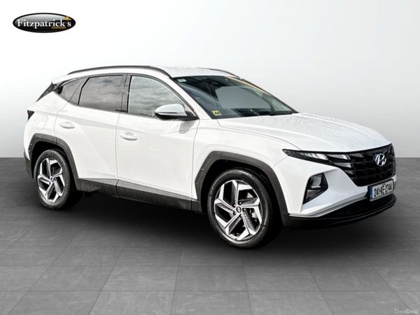 Hyundai Tucson SUV, Petrol Plug-in Hybrid, 2024, White