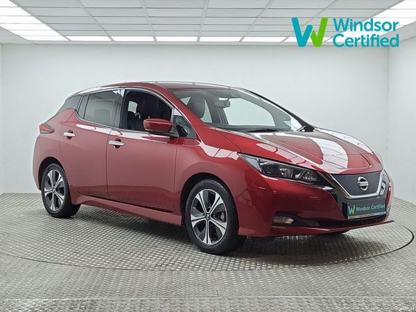 Nissan Leaf Hatchback, Electric, 2021, Red