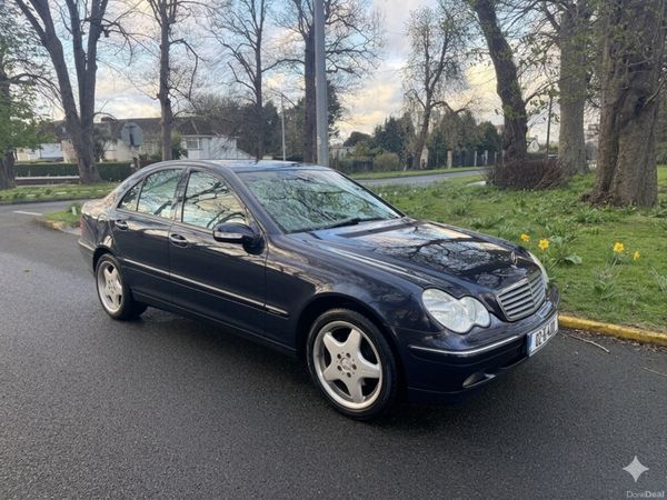 Mercedes-Benz C-Class Saloon, Petrol, 2002, Blue