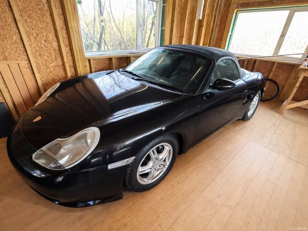Porsche Boxster Convertible, Petrol, 2003, Black
