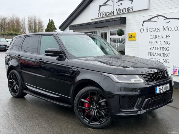 Land Rover Range Rover Sport Estate, Petrol Plug-in Hybrid, 2021, Black