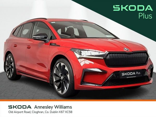Skoda Enyaq Estate, Electric, 2023, Red