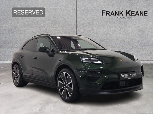 Porsche Macan SUV, Electric, 2025, Green