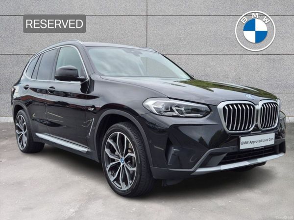 BMW X3 SUV, Petrol Plug-in Hybrid, 2022, Black