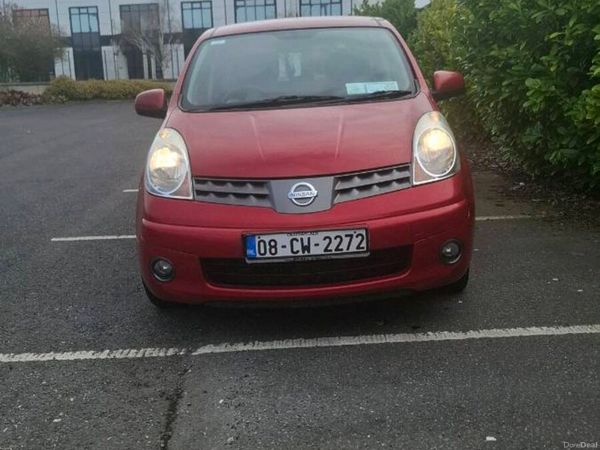 Nissan Note MPV, Petrol, 2008, Red