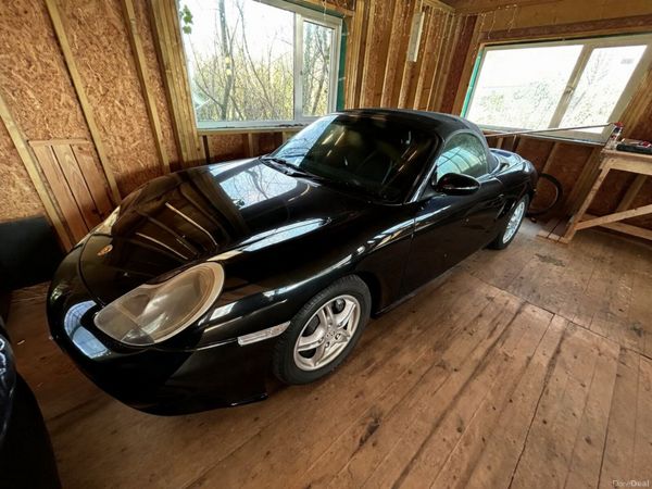 Porsche Boxster Convertible, Petrol, 2003, Black