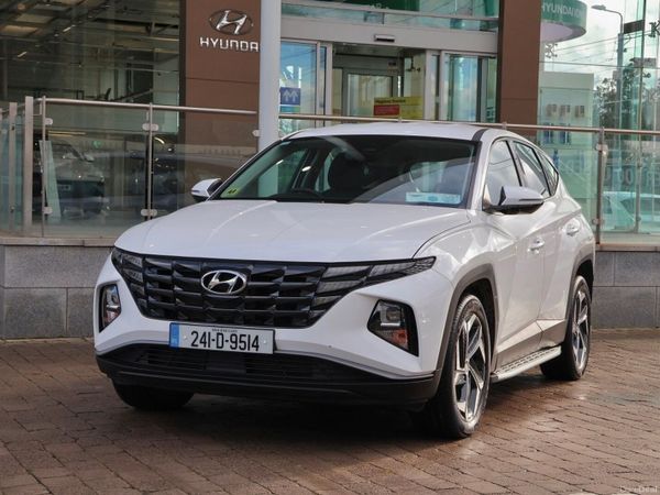 Hyundai Tucson SUV, Petrol Hybrid, 2024, White