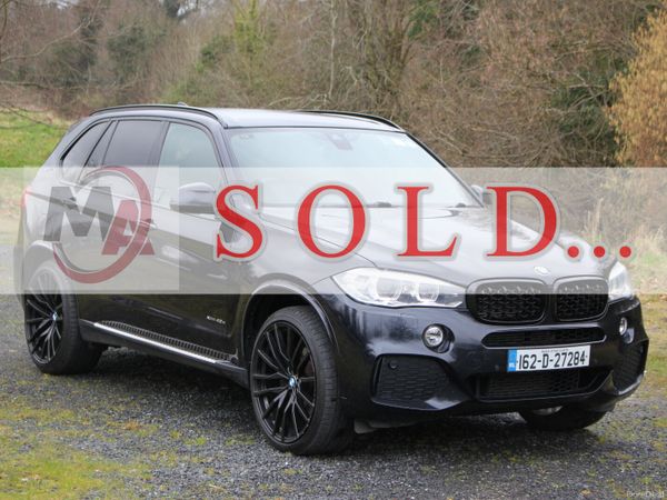 BMW X5 SUV, Petrol Plug-in Hybrid, 2016, Black