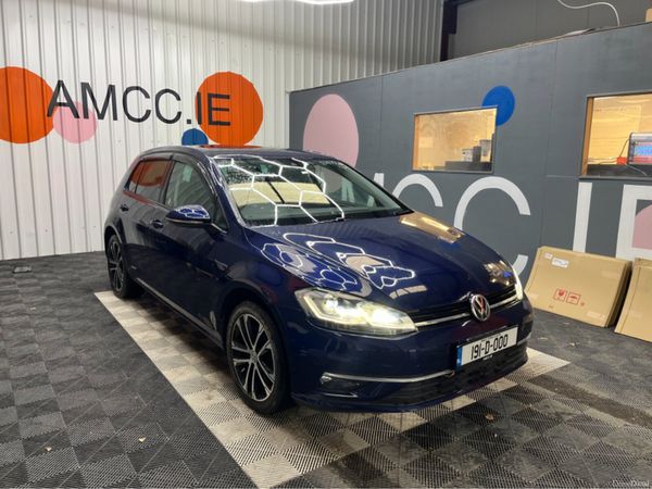 Volkswagen Golf Hatchback, Petrol, 2019, Blue