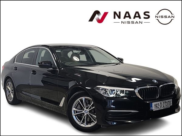 BMW 5-Series Saloon, Petrol Plug-in Hybrid, 2019, Black
