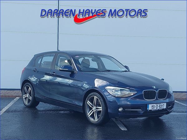 BMW 1-Series Hatchback, Diesel, 2015, Blue