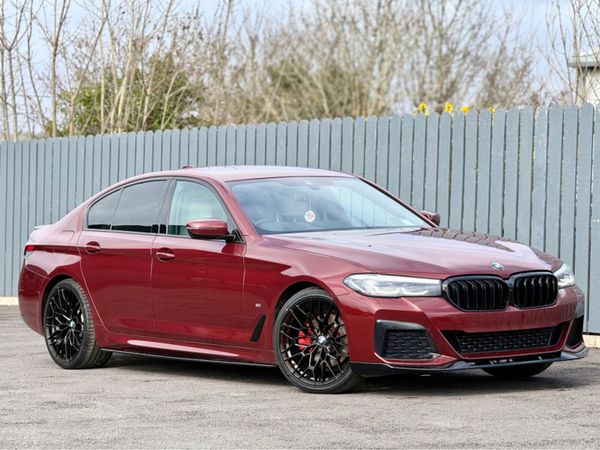 BMW 5-Series Saloon, Diesel, 2022, Red